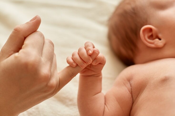 No hay que alarmarse en ningún momento si el bebé muestra mamitis
