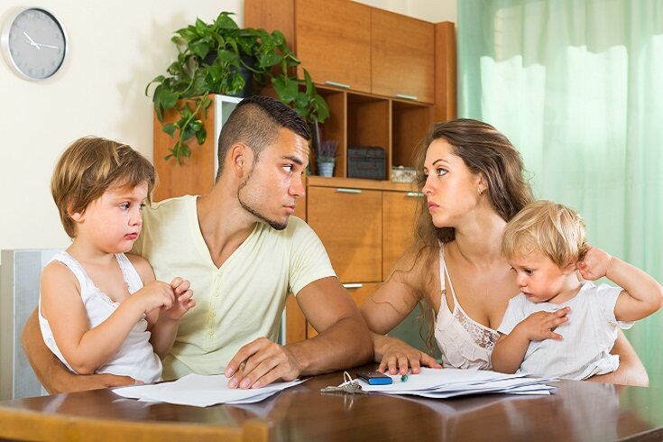 Las discusiones entre los padres deben producirse sin la presencia de niños y en un lugar tranquilo