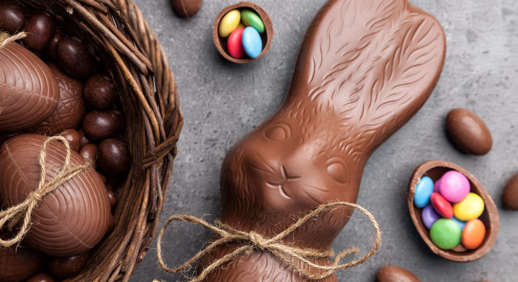 En Semana Santa o Pascua es tradición comer conejos de chocolate