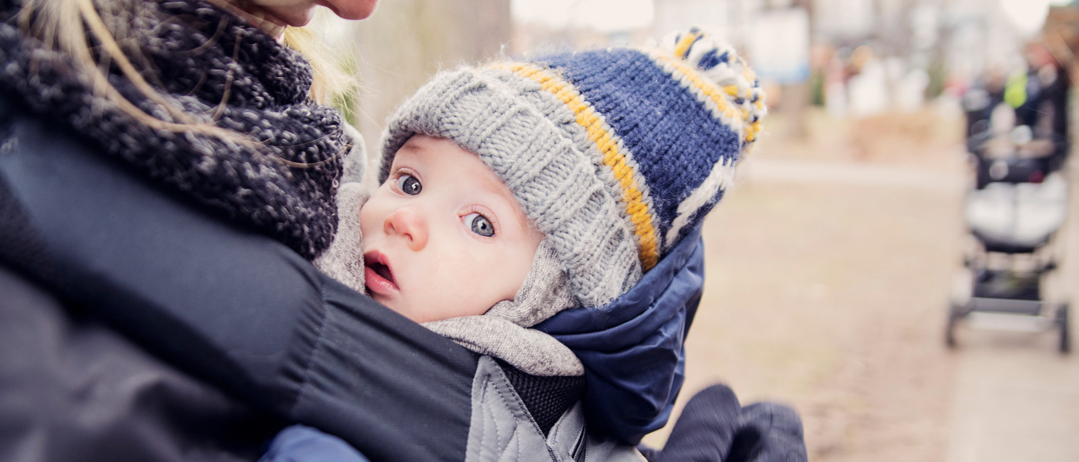 Consejos para portear a un bebé en invierno