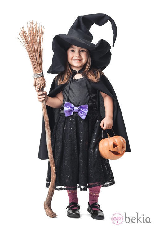 Disfraz de bruja para Halloween - Foto en Bekia Padres