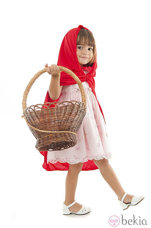 Disfraz de caperucita roja para niña