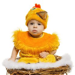 Disfraz de pollito para bebé