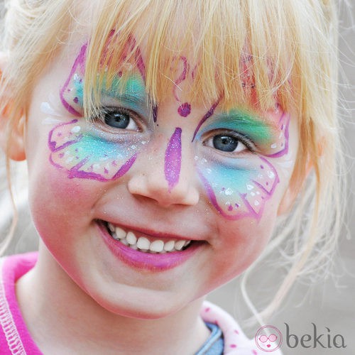 de mariposa niñas - Maquillaje de Halloween para niños - Foto en Bekia Padres
